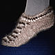 Order Women's knitted slippers. Warm Yarn. Livemaster. . Socks Фото №3
