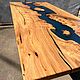 Обеденный стол из дерева и смолы. Столы. elkipalki wood. Интернет-магазин Ярмарка Мастеров.  Фото №2