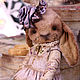Teddy Bunny. Teddy Rabbit named Blue River. Teddy Toys. cosmoticdoll. Online shopping on My Livemaster.  Фото №2