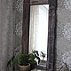 Интерьерное зеркало в состаренной деревянной раме. Зеркала. Оксана Маколдина. Ярмарка Мастеров.  Фото №5