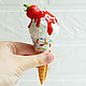 Strawberry ice cream. Dummy, Stuffed Toys, Rostov-on-Don,  Фото №1