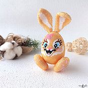 Сувениры и подарки handmade. Livemaster - original item Bunny egg is a souvenir made of beads. Handmade.