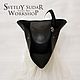 Order Lady Maria leather hat v.1 inspired Bloodborne in black. Svetliy Sudar Leather Arts Workshop. Livemaster. . Hats1 Фото №3