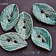 Ceramic buttons 'Leaf'. Buttons. TinaRita. My Livemaster. Фото №6