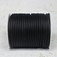 Order Rubber Cord 3mm Black 50cm Silicone Cord Hollow for Necklace. agraf. Livemaster. . Cords Фото №3