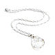 White Agate Druse pendant, Silver agate pendant pendant. Pendants. Irina Moro. Online shopping on My Livemaster.  Фото №2