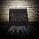 Табличка деревянная на стену Интерьерная вывеска "Star Wars". Слова. Mint Crafts. Интернет-магазин Ярмарка Мастеров.  Фото №2