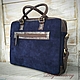 Briefcase made of genuine leather in crocodile leather, Brief case, Moscow,  Фото №1