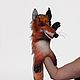 Red Fox glove doll, puppet theater toy, bibabo. Puppet show. AnzhWoolToy (AnzhelikaK). My Livemaster. Фото №5