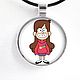 Кулон "Гравити Фолз. Мэйбл» #1, Gravity Falls, Подвеска, Москва,  Фото №1