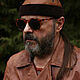 Docker beanie leather hat DBH-47. Caps. Bluggae Custom Headwear. My Livemaster. Фото №4
