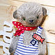 bear in Marseille. Stuffed Toys. Toys & teddy by Tanya Ti. Online shopping on My Livemaster.  Фото №2