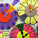 Cutting out of felt ' Flower clock'. Felts. kidomi (kidomi). Online shopping on My Livemaster.  Фото №2