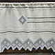 Order Linen curtains 2 pcs. with embroidery Ivanovo stitch No. №3. flax&lace. Livemaster. . Curtains1 Фото №3