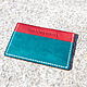 The image business card holder made from Horween leather ( card case ), Business card holders, Moscow,  Фото №1