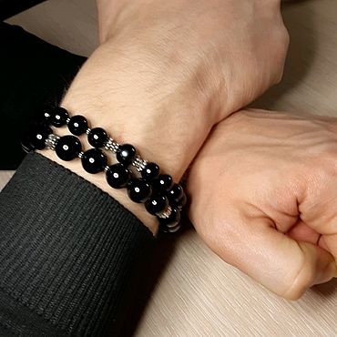 Украшения ручной работы. Ярмарка Мастеров - ручная работа Мужской браслет Интервью.. Handmade.