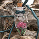 Rose Water - pendant jug lampwork glass cork. Pendant. Branzuletka (Branzuletka). Online shopping on My Livemaster.  Фото №2