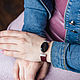 Бордовый браслет с агатом женский, Браслет из бусин, Черемшанка,  Фото №1