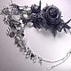 Silver evening. kit. Necklace, two brooches, and earrings. Jewelry Sets. ms. Decorator. My Livemaster. Фото №4