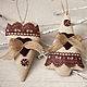 Order Christmas tree textile decorations .Set of 2 pcs. Boutique  OCEANOFLOVE (oceanoflove). Livemaster. . Christmas decorations Фото №3