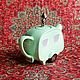 Винтаж: Swineside Teapottery чайник виде винтажного туристического. Чайники винтажные. Fancy teapots. Ярмарка Мастеров.  Фото №4
