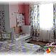 Комплект в спальню из лоскутов "В ожидании чуда" №215, Пледы, Москва,  Фото №1