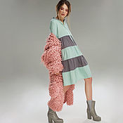 Одежда handmade. Livemaster - original item Pink fur coat cardigan. Handmade.