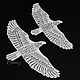 Eagle embroidered patch applique FSL stripe clothing lace, Applications, Moscow,  Фото №1