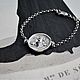 Chain bracelet with bee silver 925 coin. Chain bracelet. kot-bayun. My Livemaster. Фото №6