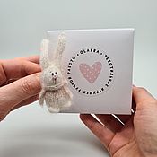 Украшения handmade. Livemaster - original item Bunny brooch OLAKRA. An unforgettable cute gift to a friend, sister, daughter.. Handmade.