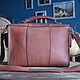 Стимпанк Портфель. Портфель. North West Craft. Ярмарка Мастеров.  Фото №8