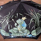 Зонт с росписью -    Двое в Питере