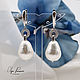 earrings: ' Girl with a pearl earring'. Earrings. prozorova.costume.jewelry. Online shopping on My Livemaster.  Фото №2