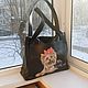Women's leather bag with painting to order for Taisia. Classic Bag. Innela- авторские кожаные сумки на заказ.. Online shopping on My Livemaster.  Фото №2
