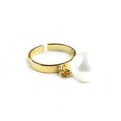 Украшения handmade. Livemaster - original item Pearl ring, buy a pendant ring, March 8 gift. Handmade.