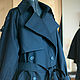Coat double breasted with belt ' Trench coat'. Combination. Lana Kmekich (lanakmekich). My Livemaster. Фото №4