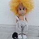 Текстильная кукла с лицом. Игровая кукла ручной работы, Портретная кукла, Новосибирск,  Фото №1