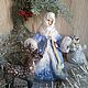 Snow maiden with a deer: Cotton toy. Ded Moroz and Snegurochka. ivashkovaovata (ivashkovaovata). Online shopping on My Livemaster.  Фото №2