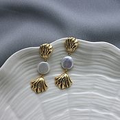 Украшения handmade. Livemaster - original item Pearl earrings. Handmade.