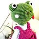 A frog in a jumpsuit, Stuffed Toys, Gukovo,  Фото №1