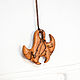 Pendant-Amulet made of wood ' manta'. Pendant. OakForest Wooden Jewelry. Online shopping on My Livemaster.  Фото №2