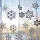 Snowflake knitted 10 PCs. Christmas decor for the home, Doll houses, Tolyatti,  Фото №1