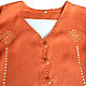 Jacket terracotta linen embroidered boho openwork. Suit Jackets. EmbroideryINNAI. My Livemaster. Фото №4
