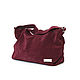 Bag hobo shoulder bag burgundy suede. Sacks. BagsByKaterinaKlestova (kklestova). My Livemaster. Фото №4