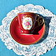 Order Tirschenreuth.  A rare coffee pair. Imperia. Livemaster. . Vintage mugs Фото №3