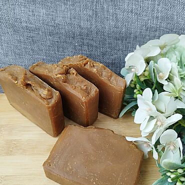 Косметика ручной работы. Ярмарка Мастеров - ручная работа Мыло Тыквенное. Handmade.