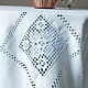 Round linen tablecloth d. .140 cm. 4 cubans (napkins optional). Tablecloths. flax&lace. My Livemaster. Фото №5
