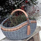 Корзины: плетеная корзинка-сумка