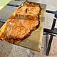 Стол из эпоксидной смолы. Столы. WoodBroker. Интернет-магазин Ярмарка Мастеров.  Фото №2