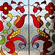 El verano. Vitral Tiffany. Stained glass. Glass Flowers. Интернет-магазин Ярмарка Мастеров.  Фото №2
